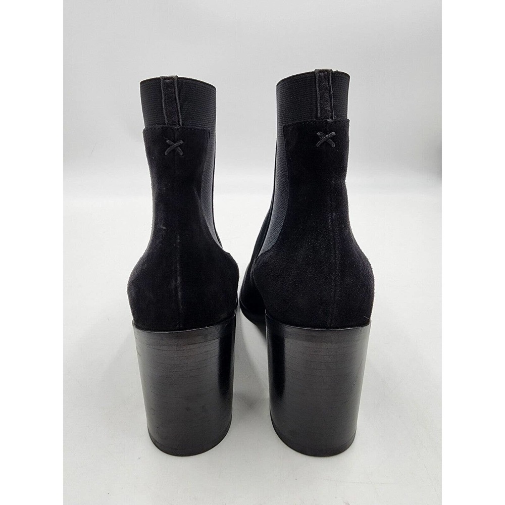 Rag & Bone Brynn Black Suede Pointed Toe Block He… - image 6